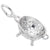 Colander Charm In Sterling Silver