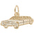 Limousine Charm in Yellow Gold Plated