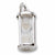 Hourglass charm in Sterling Silver hide-image
