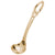 Cooking Ladle Charm in Yellow Gold Plated