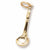 Cooking Ladle charm in Yellow Gold Plated hide-image