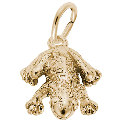Frog Charm In Yellow Gold