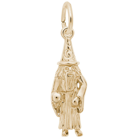Wizard Charm In Yellow Gold