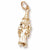 Wizard charm in Yellow Gold Plated hide-image