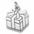 Gift Box charm in 14K White Gold hide-image