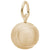 Tennis Ball Charm In Yellow Gold