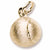 Tennis Ball Charm in 10k Yellow Gold hide-image