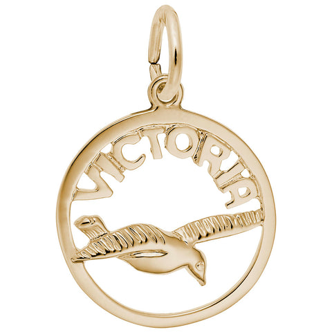 Victoria Charm in Yellow Gold Plated