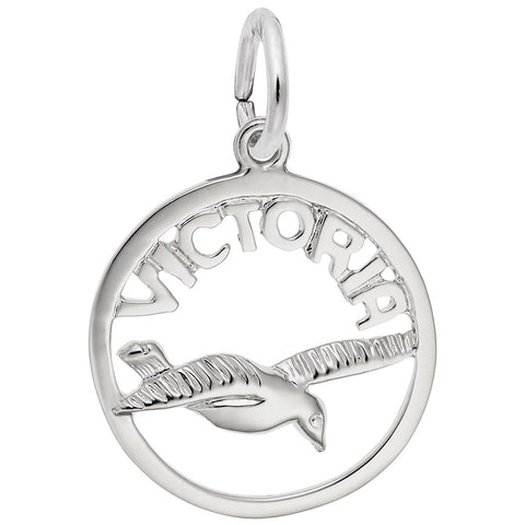 Victoria Charm In Sterling Silver