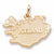 Iceland charm in Yellow Gold Plated hide-image