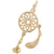 Dreamcatcher Charm in Yellow Gold Plated