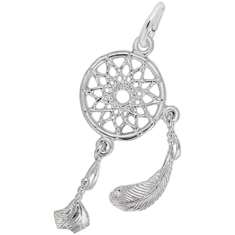 Dreamcatcher Charm In Sterling Silver