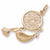 Dreamcatcher charm in Yellow Gold Plated hide-image