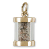 Nova Scotia Sand Capsule charm in Yellow Gold Plated hide-image