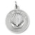 Nova Scotia Shell charm in Sterling Silver hide-image