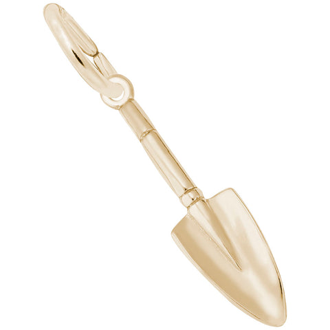 Garden Trowel Charm in Yellow Gold Plated