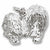 Maltese Dog charm in Sterling Silver hide-image