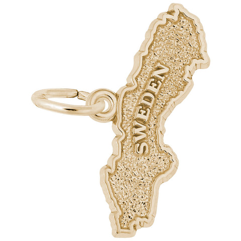 Sweden Charm in Yellow Gold Plated