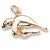 Manatee charm in Yellow Gold Plated hide-image