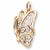 Butterfly Charm in 10k Yellow Gold hide-image