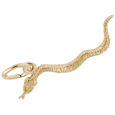 Snake Charm in Yellow Gold Plated