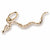 Snake charm in Yellow Gold Plated hide-image