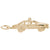 Taxi Charm in Yellow Gold Plated