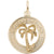 Myrtle Beach Charm in Yellow Gold Plated