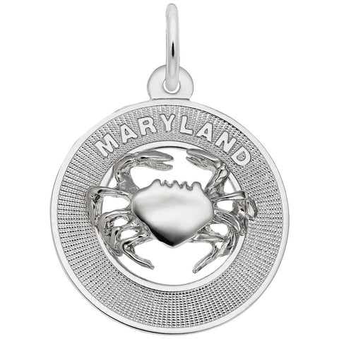 Maryland Charm In Sterling Silver