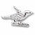 Oriole charm in 14K White Gold hide-image
