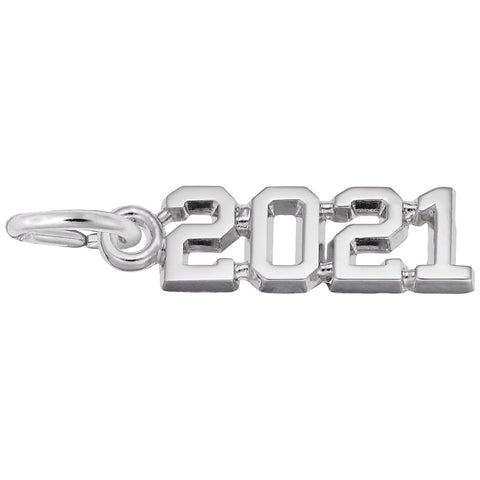 2021 Charm In 14K White Gold