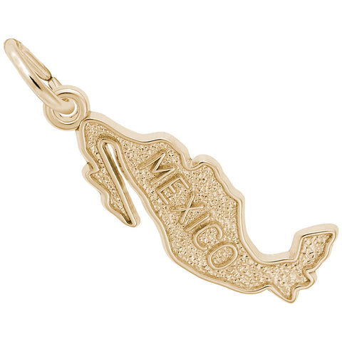 Mexico Charm in Yellow Gold Plated