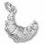 French Croissant charm in Sterling Silver hide-image