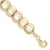 14K Yellow Gold Lite Dbl Contempo Bracelet