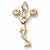 Pom Pom Girl charm in Yellow Gold Plated hide-image
