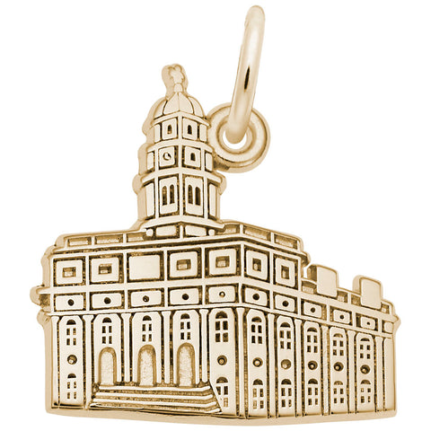Temple Charm in Yellow Gold Plated