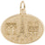 Paris Monuments Charm in Yellow Gold Plated