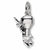 Outboard Motor charm in Sterling Silver hide-image