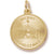 Merry Christmas charm in Yellow Gold Plated hide-image