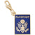 Passport Charm in Yellow Gold Plated