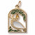 Partridge In A Pear Tree Charm in 10k Yellow Gold hide-image
