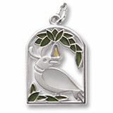 Partridge in A Pear Tree charm in Sterling Silver hide-image