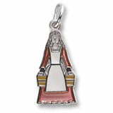 Maids A Milking charm in 14K White Gold hide-image