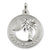Palmetto Crescent Moon charm in Sterling Silver hide-image