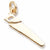 Saw charm in Yellow Gold Plated hide-image
