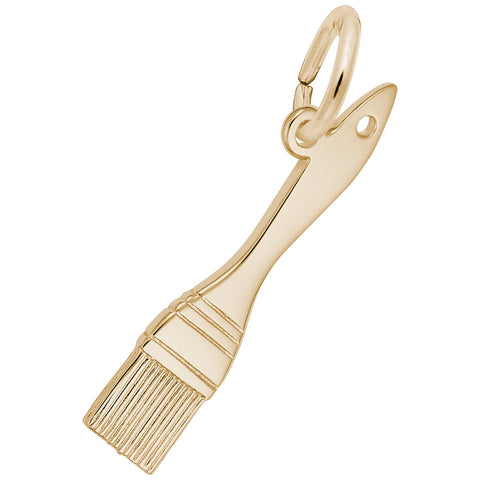 Paintbrush Charm in Yellow Gold Plated