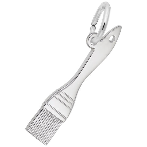Paintbrush Charm In Sterling Silver