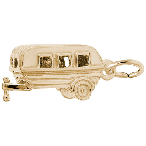 Trailer Charm in Yellow Gold Plated