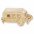 Trailer charm in Yellow Gold Plated hide-image