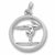Gymnast charm in Sterling Silver hide-image